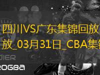 03月31日CBA常规赛 四川 - 广东 精彩镜头